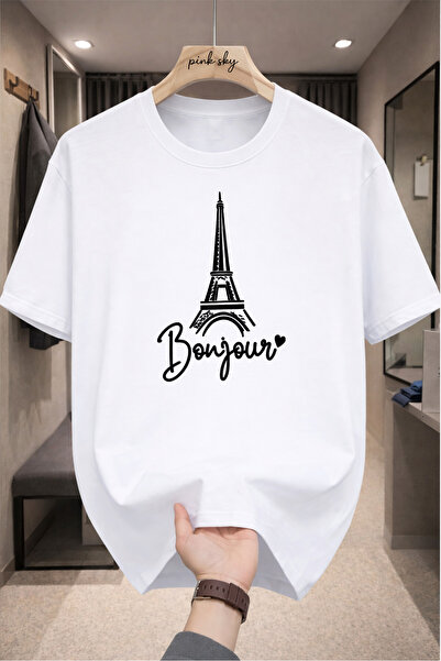 Pink Sky Premium Oversize T-Shirt 100% Cotton Unisex Comfortable Fit Trending...