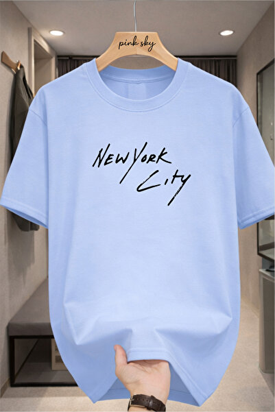 Pink Sky Premium Oversize T-Shirt 100% Cotton Unisex Comfortable Fit Trending...