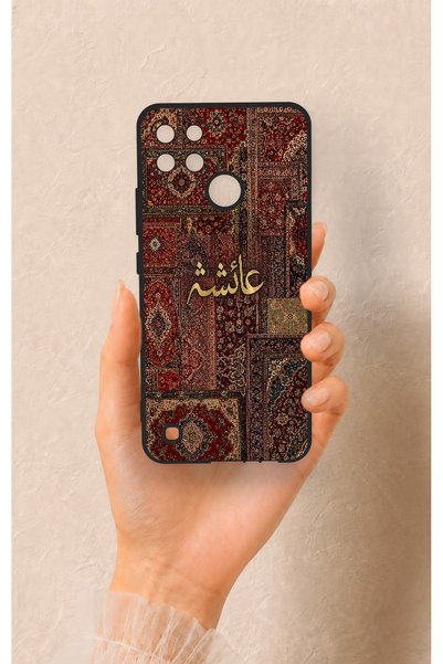 Vip Case حافظة سيليكون بنمط السجاد العتيق المتوافقة مع Realme C21Y