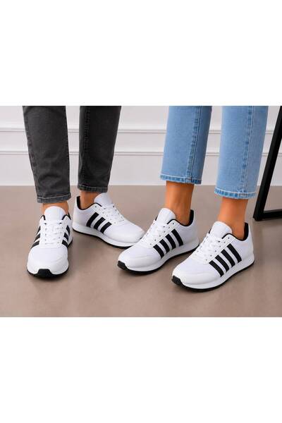 en7 White Black Unisex Sneaker Sports Shoes Daily Casual Light Comfortable La...