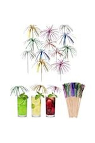OEM Decoratiune pentru cocktail, artificii, multicolor, 50 buc