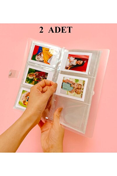 Nobbystar 120 Fotoğraf Kapasiteli Şeffaf Instax Polakart Fotoğraf Albümü