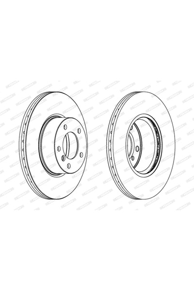 FERODO Set Discuri Frana Bmw 1/3 2004-2021