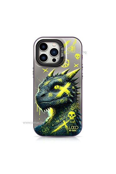 Luxo Husă de telefon pentru Samsung Galaxy S25, model Dinozaur
