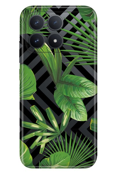 Cekuonline Poco F8 Pro 6.59" Case Patterned Silicone Printed Cover Vogueeyaprak