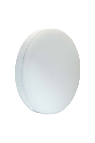 Duravel LED Ceiling Light Fixture, 23cm Round, White,Framless Surface Mounted LED Panel(Warm White)