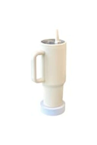 OEM Cană termoizolantă cu capac și mîner, 888ml, crem