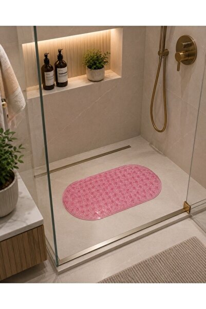 TemizlikMağazam Bathroom and Shower Anti-Slip Mat with Suction Cups, Shower C...