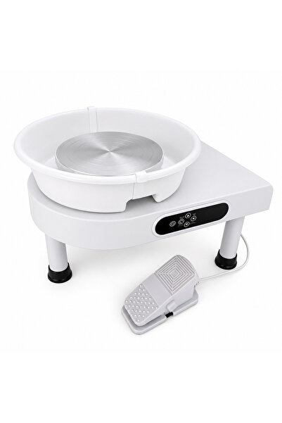 RİVER 350W Çömlekçi Tornası | 15 Kg Çamur Kapasiteli | 0-250 RPM | Dokunmatik...