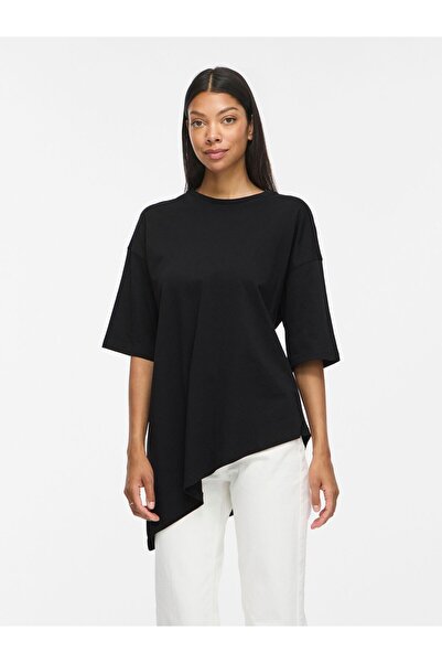 VILA T-Shirt VILULIERA Asymmetrisches