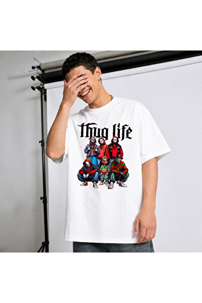 Ingift Tricou Unisex Oversize Personalizat Cartoon Street Wear Collection, 10...