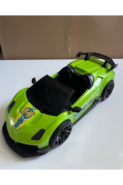 mavi su dünyası Large Friction Sport Car Green Color 36 cm