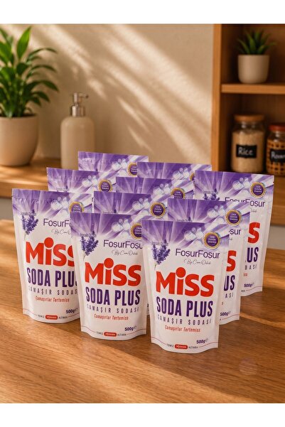 ByCengo Miss Soda Plus Lavanta Çamaşır Sodası 500 gr - 12'li Koli Fırsat Paketi