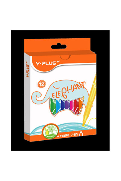 Y Plus Carioca super lavabile Elefant - 12 bucăți - Y-Plus