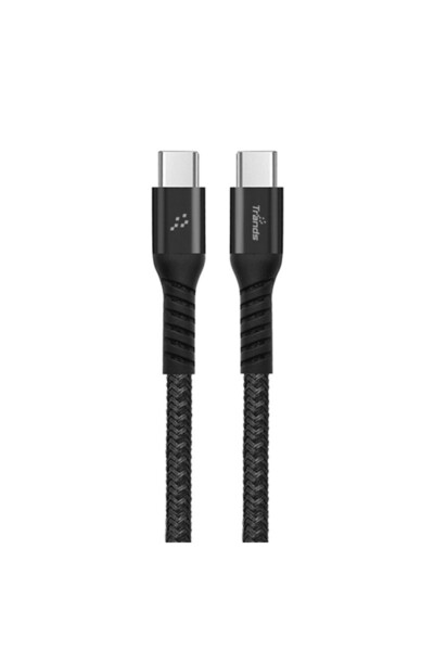 trands 100W Nylon Braided Type-C Cable - TR-CA675