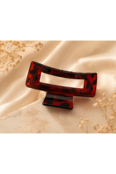 Eloré Burgundy Tortoise Hair Claw