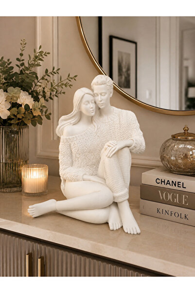 BUBUHOMEDECOR Sonsuz Sevgi El Yapımı Dekoratif Çift Biblosu