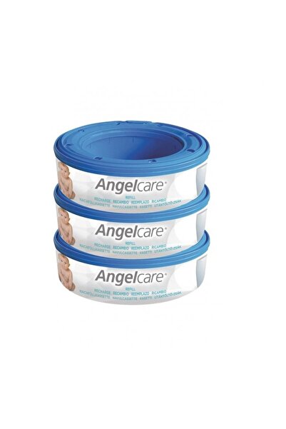Angelcare Set 3 rezerve igienice pentru scutece murdare,tehnologie OdourSeal,...