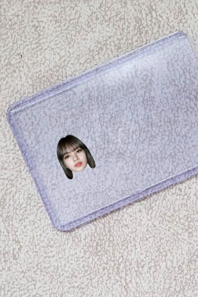 SARANG Lisa Blackpink Şeffaf Kimlik Kılıfı - Ehliyet, Nufüs Cüzdanı, Okul Kartı, Akbil Kılıfı