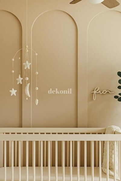 Dekonil Pinterest MDF Kemer Duvar Paneli 54x300 cm | Boyanabilir Dekoratif Duvar Çıtası