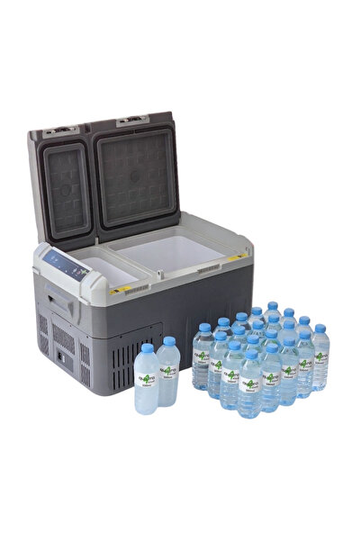 QUATRO X-25 Araç Buzdolabı - 25 Litre - Çift Kapaklı Buzdolabı 12V/24V/220V (...