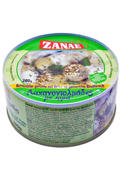 Zanae ΖΑΝΑΕ ΛΑΧΑΝΟΝΤΟΛΜΑΔΕΣ ΜΕ ΚΙΜΑ 280gr.