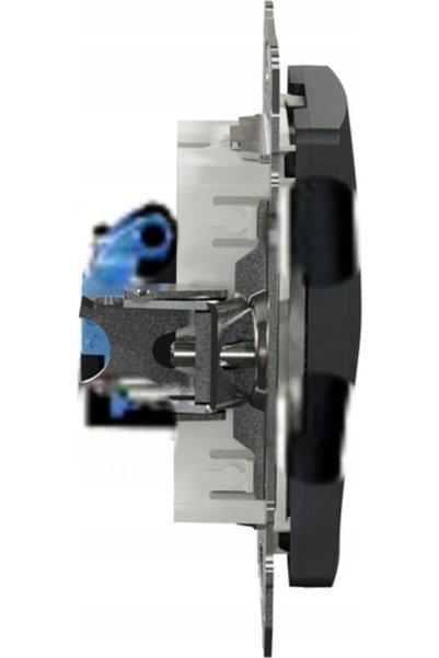 Schneider Electric Priză RJ45 k.6 UTP SCHNEIDER SEDNA DESIGN NEGRU
