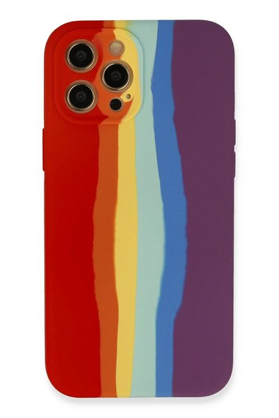 New Face Aconcept iPhone 12 Pro Case Ebruli Launch Silicone (175017) - Red-Pu...
