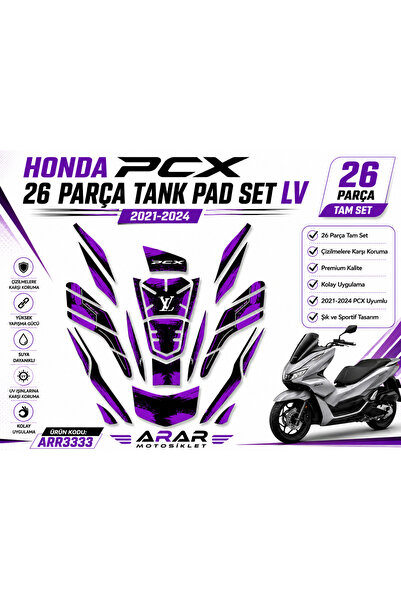 Arar HONDA PCX 26 PARÇA TANK PAD SET LV-(2021-2024)ARR3333