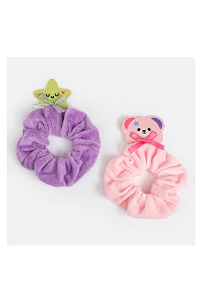 OEM Set elastice de păr pentru copii, model fundiță, glitter, 2 bucăți – prin...