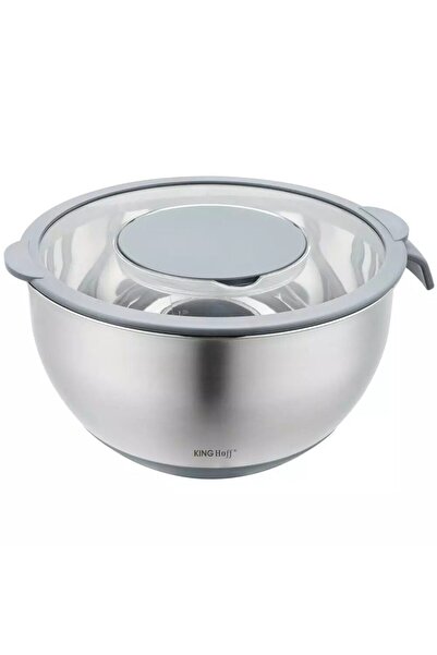 King Bol multifunctional din inox, cu razatoare incorporata in capac, capacit...