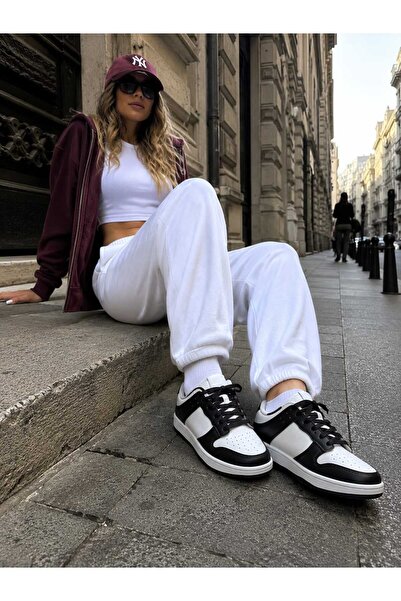 maydos Kadın Rahat Şık Spor Ayakkabı Günlük Sneakers Bağcıklı Ayakkabı