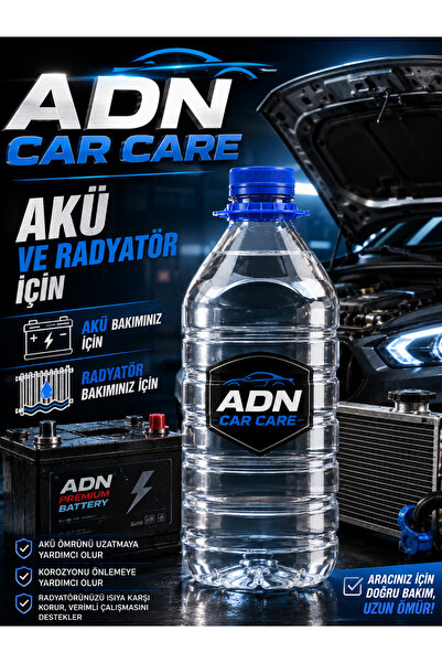 Genel Markalar Saf Su-Akü Suyu-Radyötör Suyu / 5 Litre + Bez Hediyeli