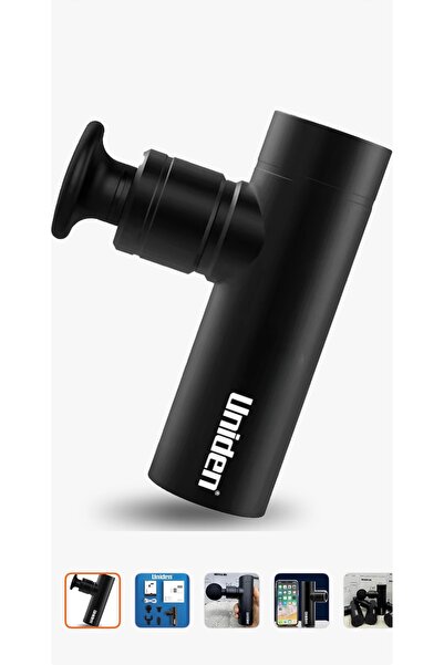 UNİDEN Profesyonel Mini Masaj Tabancası | Massage Gun - 27 KG Güçlü | 4 Hız S...