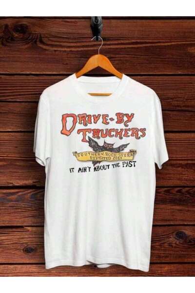 4Car تي شيرت أبيض متعدد الاستخدامات من The Drive By Truckers بمقاسات S-5XL يخ...