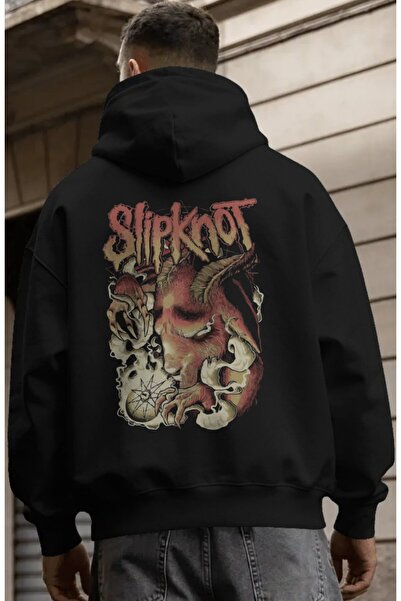 SEVBANO Slipknot Ροκ Μέταλ Μουσικό Συγκρότημα με Στάμπα στην Πλάτη Unisex Ove...