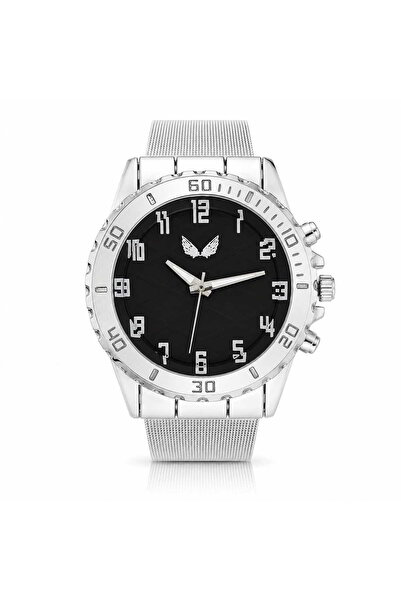 Watch Ceas barbatesc, bratara metalica, Casual, Ulysses, Argintiu, CB155