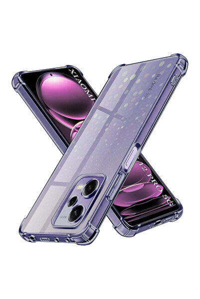 Techsuit Husă pentru Xiaomi Redmi Note 12 Pro 5G, din silicon transparent, re...