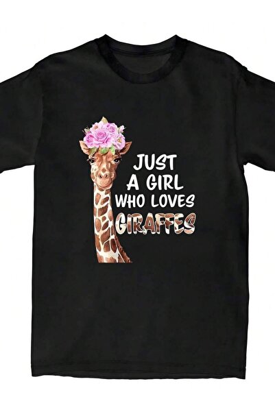 799 Just A Who Loves Giraffes Shirt For Women T-Shirt