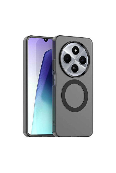 Techsuit Husă pentru Xiaomi Redmi 14C, CandyCase MagSafe, alb - negru
