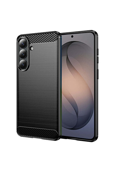 Techsuit Husă pentru Samsung Galaxy S26, Silicon Carbon, albastru - negru