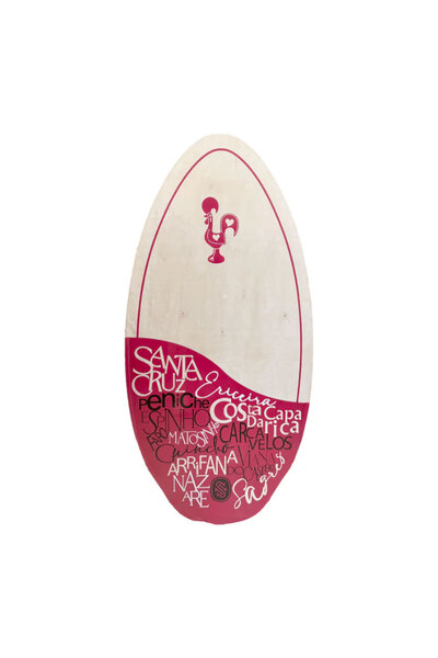 SkimOne SKIM ONE ΠΟΡΤΟΓΑΛΙΚΟ ΞΥΛΙΝΟ SKIMBOARD 41 ΚΟΚΚΙΝΟ/ΜΑΥΡΟ