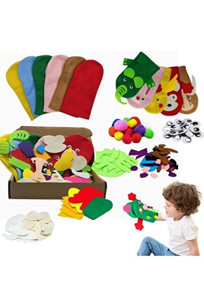 Home Smart Puppet Making Kit for Toddlers Handmade puppet making kits 38 Pcs ...