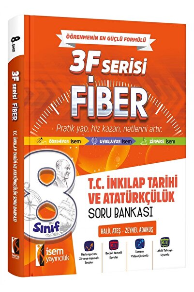 İsem Yayıncılık İSEM YAY. 8.SINIF FİBER İNKILAP T. SORU BANKASI