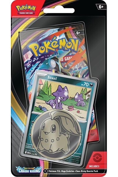 Pokémon Pokemon TCG Chaos Rising Checklane Blister Toxel