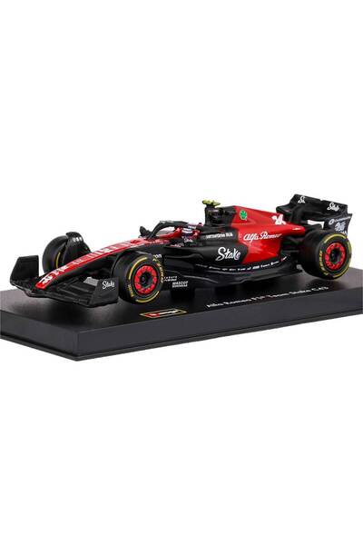 BBURAGO Sigilat- Alfa Romeo C43 2023 F1 #24 Zhou cu Casca- Scara 1/43-