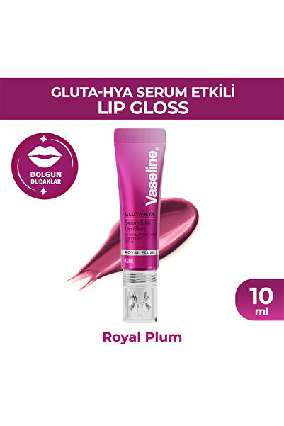 Vaseline Gluta Hya Serum Etkili Lip Gloss Royal Plum 10 ml