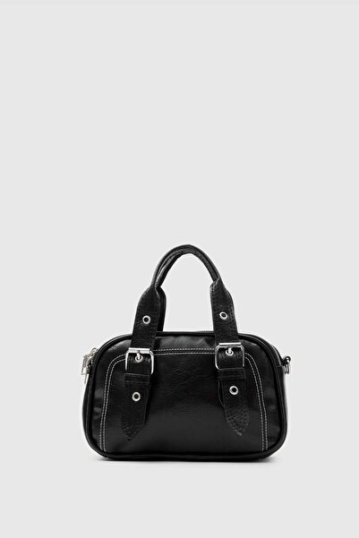 Shule Bags Rode Vintage Handbag and Crossbody Bag Black