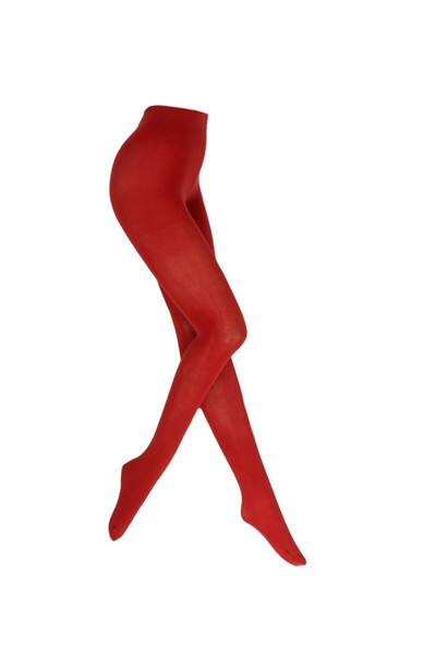 OEM Ciorap trendy de culoare rosie, simpla, cu grosime de 60 DEN