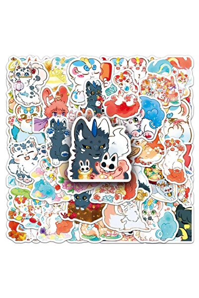 Choice1 50Pcs X 2 50Pcs Cartoon Anime Animal & Character Doodle Stickers Stat...